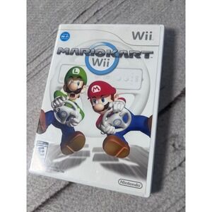 Mario Kart Wii Nintendo Game Disc Case Manual Instruction Booklet Included